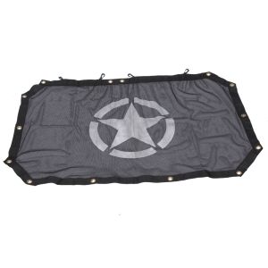 SK-Import Zonnescherm Gaas Zwart Polyester Jeep Wrangler