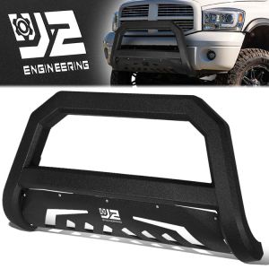 J2 Engineering Voor Bull Bar Zwart Staal Dodge Ram