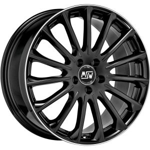 MSW MSW 30 Velgen 19 Inch 9J ET44 5x112 Gloss Black Machined