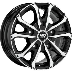 MSW MSW 48 Van Velgen 17 Inch 7J ET55 5x160 Gloss Black Machined