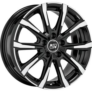 MSW MSW 79 Velgen 18 Inch 7.5J ET49 5x112 Gloss Black Machined