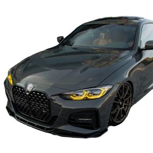 Oneway Voor Bumper Lip Zwart ABS Plastic BMW 4-serie LCI