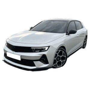 Oneway Voor Bumper Lip Zwart ABS Plastic Opel Astra