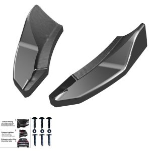 Oneway Achter Bumper Hoekverlichting Zwart ABS Plastic Ford Fiesta