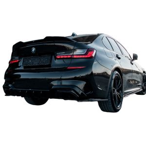 Oneway Achter Bumper Hoekverlichting Zwart ABS Plastic BMW 3-serie