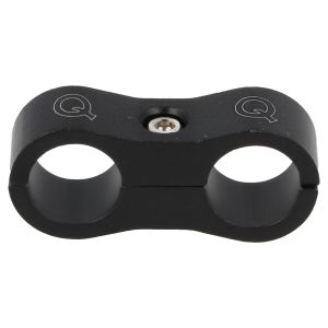 QSP Slangenklemmen Double Zwart 20mm Aluminium