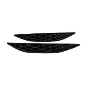Acexxon Achter Reflector Inzetstuk Honeycomb Style Glanzend Zwart Kunststof Volkswagen Golf