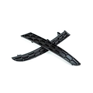 Acexxon Achter Reflector Inzetstuk Honeycomb Style Flat Black Kunststof BMW X3 Pre LCI