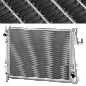 J2 Engineering Radiateur Performance 3 Rij Zilver Aluminium Dodge Ram