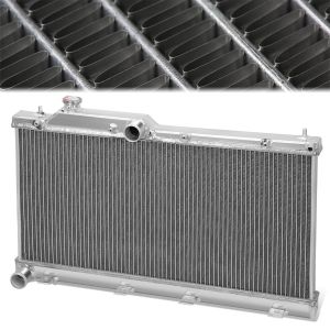 J2 Engineering Radiateur Performance 2 Rij Zilver Aluminium Subaru Impreza