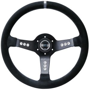 Sparco Stuur L777 Grijs Kruisstiksel Zwart 350mm Alcantara