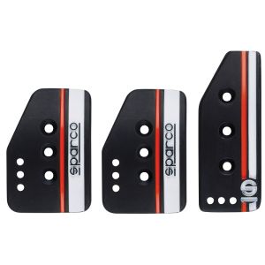 Sparco Pedalen Set Settanta Handgeschakeld Zwart Aluminium
