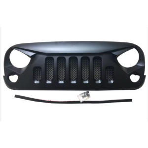 SK-Import Sport Grill Angry Style Zwart ABS Plastic Jeep Wrangler