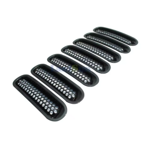 SK-Import Grill Trim Zwart ABS Plastic Jeep Wrangler
