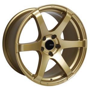 Enkei T6S Velgen 17 Inch 8J ET45 5x100 Flat Gold