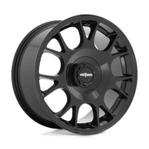 Rotiform TUF-R R187 Velgen 18 Inch 8.5J ET45 5x112,5x114.3 Gegoten Gloss Black