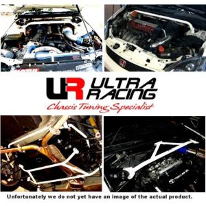 Ultra Racing Centrale Vloer Stang 2 Points Wit Staal Honda Civic