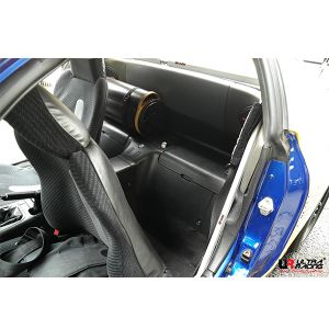Ultra Racing Centrale Vloer Stang 4 Points Wit Staal Honda Del Sol