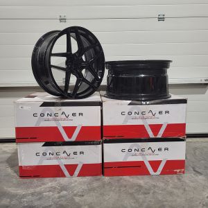 Concaver CVR2 TWEEDE KANS 2x 20x8,5 ET34 - 2x 20x10 ET25 5x112 Platinum Black