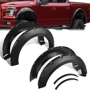 ABS Dynamics Voor en Achter Scherm Verbreders Flat Black ABS Plastic Ford F150 Pre Facelift
