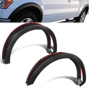 ABS Dynamics Voor en Achter Scherm Verbreders Flat Black ABS Plastic Ford F150