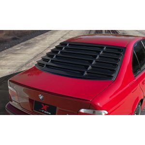 X-Form Achter Window Louvers Glanzend Zwart ABS Plastic BMW 5-serie