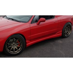 X-Form Side Skirts Glanzend Zwart ABS Plastic Honda Del Sol