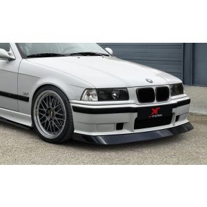 X-Form Voor Bumper Lip Glanzend Zwart ABS Plastic BMW 3-serie