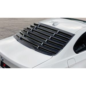 X-Form Achter Window Louvers Glanzend Zwart ABS Plastic BMW 3-serie