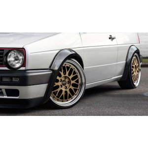 X-Form Spatbordverbreders Glanzend Zwart ABS Plastic Volkswagen Golf,Jetta