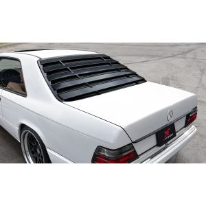 X-Form Achter Window Louvers V1 Glanzend Zwart ABS Plastic Mercedes E-Class