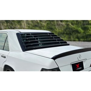 X-Form Achter Window Louvers V2 Glanzend Zwart ABS Plastic Mercedes E-Class