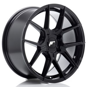 JR-Wheels JR30 Velgen 17 Inch 8J ET20-40 Custom PCD Flow Form Gloss Black