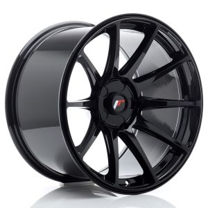 JR-Wheels JR11 Velgen 18 Inch 10.5J ET0-25 Custom PCD Gegoten Gloss Black