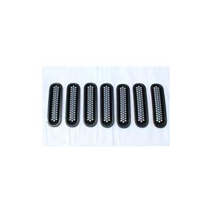 SK-Import Grill Trim Zwart ABS Plastic Jeep Wrangler