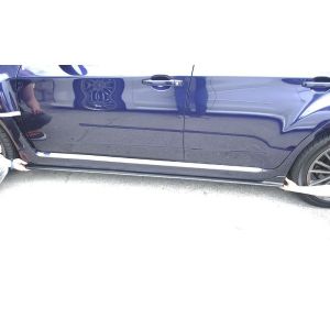 PU Design Side Skirts STI S206 Style Bottom Line Zwart Polyurethane Subaru Impreza