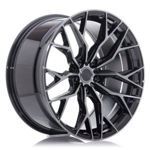 Concaver CVR1 Velgen 21 Inch 9J ET10-54 Custom PCD Performance Concave Flow Form Double Tinted Black