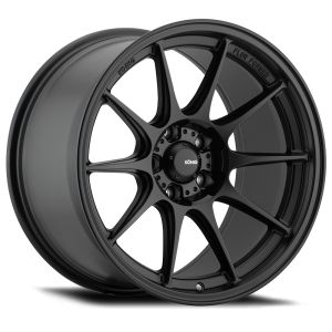 König Dekagram Velgen 18 Inch 9.5J ET22 5x120 Flow Form Semi Flat Black