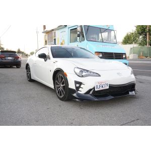 ABS Dynamics Voor Bumper Lip T Style Zwart ABS Plastic Toyota GT86 Facelift