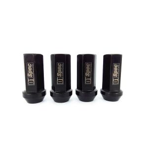 D1 Spec Wielmoeren Set Zwart Staal M12x1.25