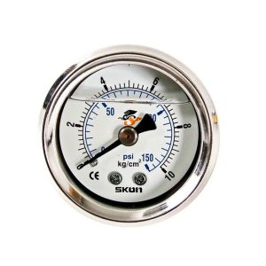 D1 Spec Brandstofdruk Meter Wit