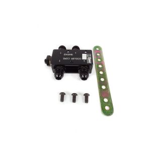 D1 Spec Olie Thermostaat Adapter Zwart Aluminium
