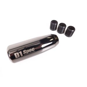 D1 Spec Pookknop 5-Speed Zwart - Chroom Staal