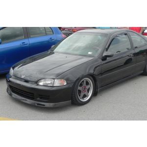 PU Design Voor Bumper Lip BackYard Special Style Zwart Polyurethane Honda Civic