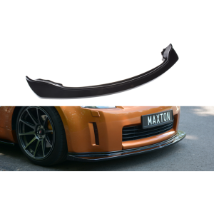 Maxton Voor Bumper Lip Glanzend Zwart ABS Plastic Nissan 350Z Pre Facelift