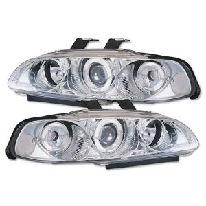 Sonar Koplampen Angel Eyes Chrome Housing Honda Civic