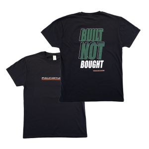 Fullcartuning T-Shirt Built Not Bought Zwart
