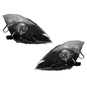 DEPO Koplampen JDM Style Black Housing Nissan 350Z