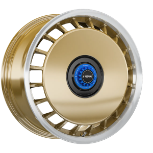 Ronal R50 Velgen 18 Inch 8J ET50 5x120 Racing Gold Lip Cut