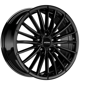 Ronal R68 Velgen 18 Inch 8J ET40 5x108 Jet Black